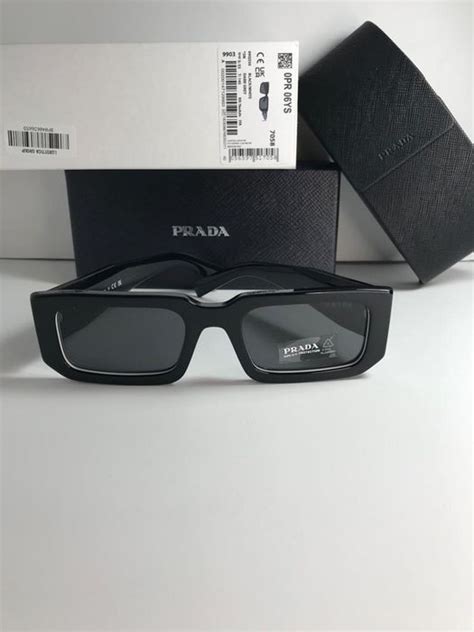 prada pr 06 ys|Prada PR 06YS Rectangle Sunglasses .